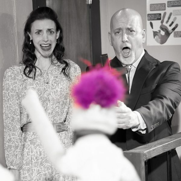 The Company of Hand to God (clockwise from L to R): David Israeli, Caity Brown, Stephen A. Mennella, Katie Toledo, Nikolas Elrifi
PHOTO CREDIT – Chris Hietikko Photography – www.chrishietikkophotography.com 4