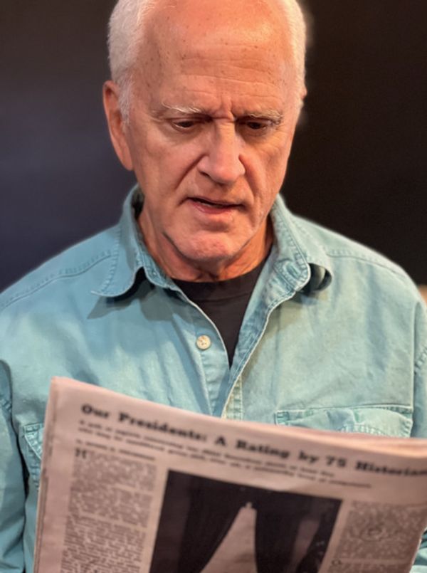 John Rubinstein as Dwight D Eisenhower (Photo by Pierre Lumiere) 4