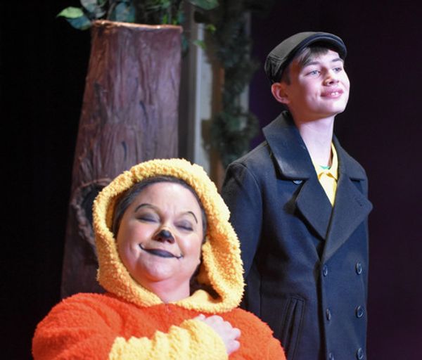 Winnie-the-Pooh (Deb Solomon) & Christopher Robin (Jesse Nuell) Photo by Arielle Bayer 1