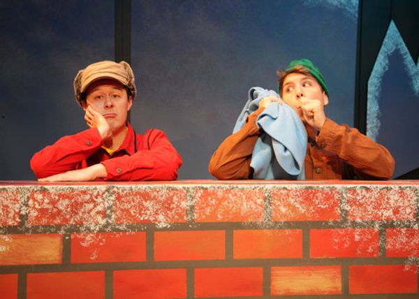 Matt Takahashi and Juston Gonzalez-Rodholm in the encore presentation of “A Charlie Brown Christmas.” This live version of Charles Schulz’s classic television special adapted by Eric Schaeffer and directed by James Michael McHale will run thru December 19, 2021 on the Fyda-Mar Stage at the Bette Aitken theater arts Center. 1