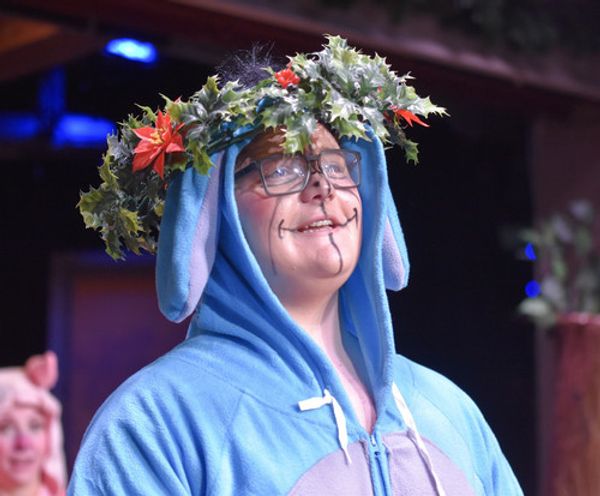 Winnie-the-Pooh (Deb Solomon) & Christopher Robin (Jesse Nuell) Photo by Arielle Bayer 7