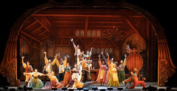 Ella Raymont, who will play Belle, is pictured above as Catherine in a recent STONC production of Pippin. 9