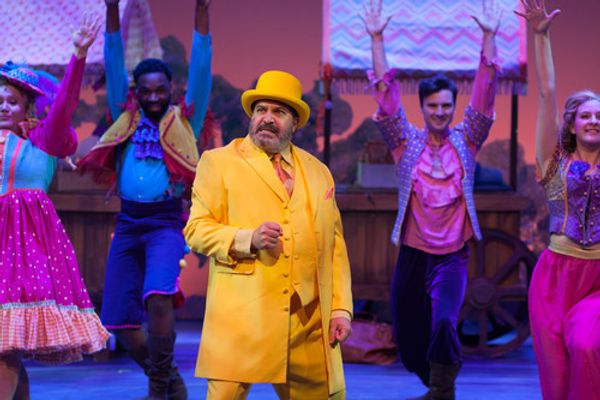 Robert Saoud* plays the Man in the Yellow Suit in The Umbrella Stage Company's production of Tuck Everlasting, the magical family musical with a serious side. (Photo by Gillian Gordon)  3