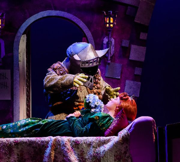 Forrest Stringfellow (Shrek) and Shayna Gilberg (Princess Fiona). Photo Credit: Tony Firriolo 4