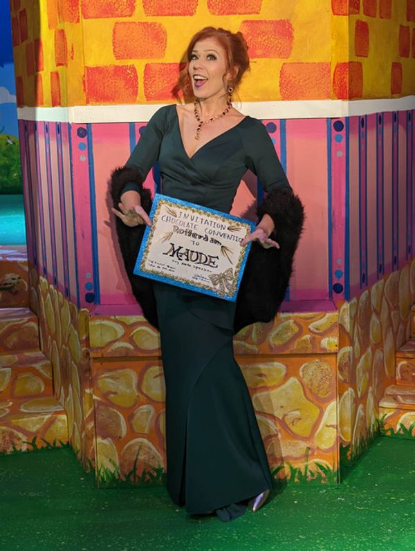 Eric (Stephen Denning) and Mary (Maria Hefte) share a light hearted moment with their daughter Rapunzel (Kelly Laines) 7