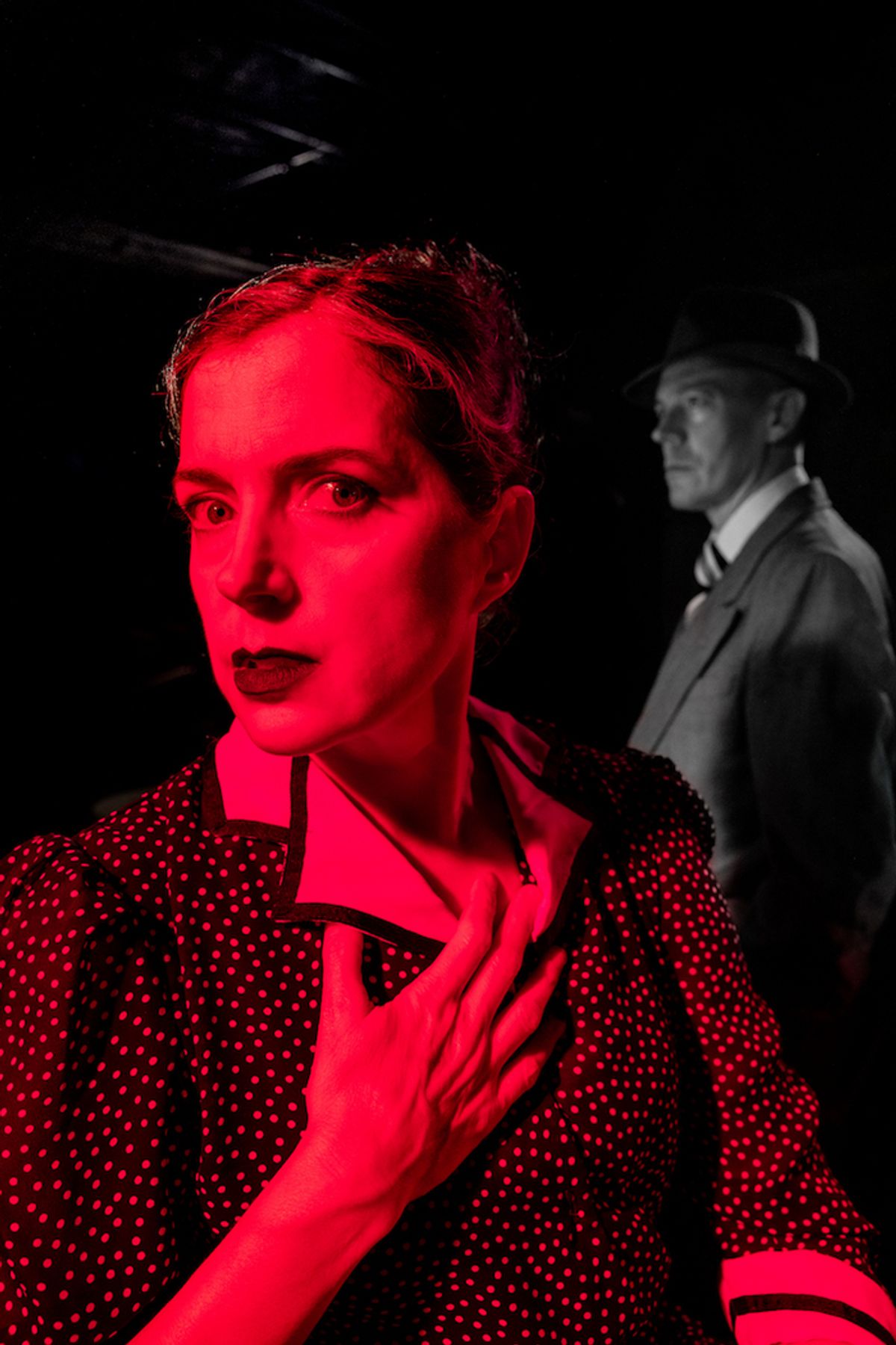 Maggie Hoffman in Suppose beautiful Madeleine Harvey at La Mama Photo