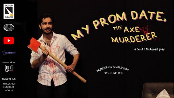Sajjan as 'Seth', in 'My Prom Date, The Axe Murderer'. 2