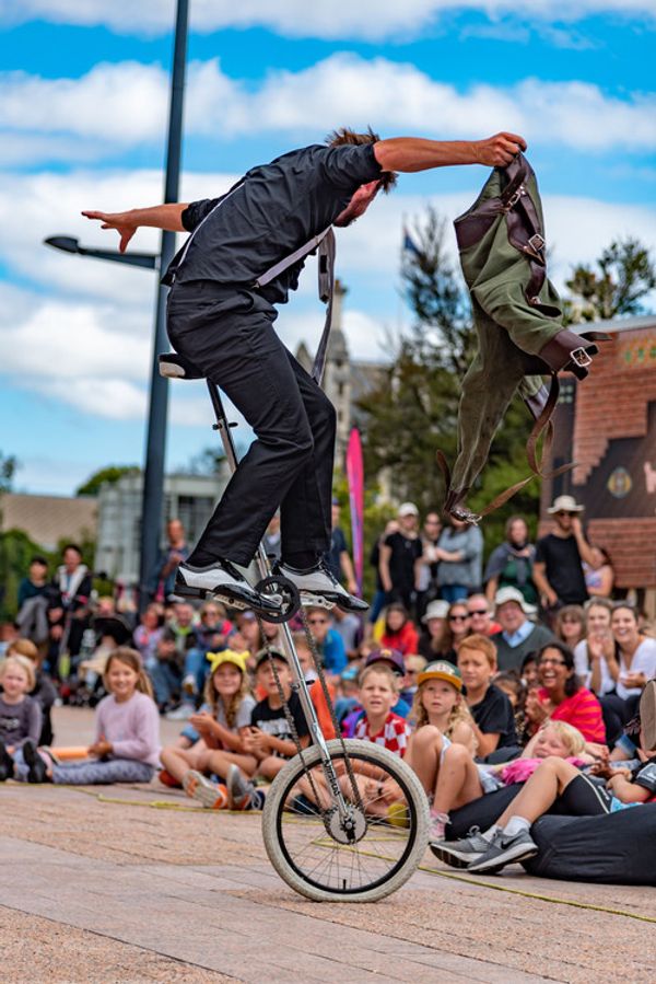 Josh Grimaldi will be performing throughout the Backyard Buskers Festival. 1