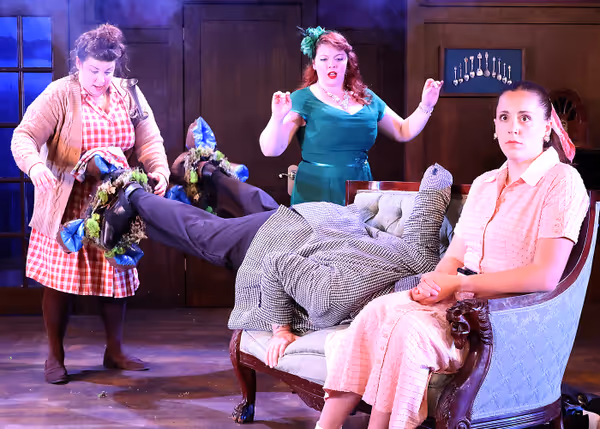 Left to right: Trish LaRose, Erica Morris, Ian Hamilton, Emma Joanis  Photo credit:  Bob Tucker/Focalpoint Studio 5