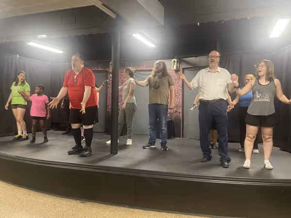 JC Players rehearse for A Christmas Carol: The Musical 2