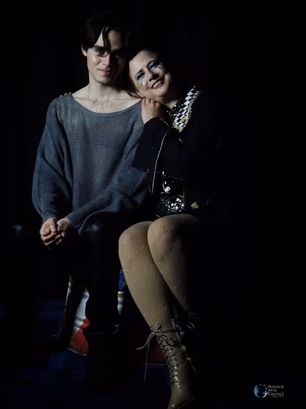 Maximilian Wisnefski as Pippin and Joyce Patrone as Berthe. 6