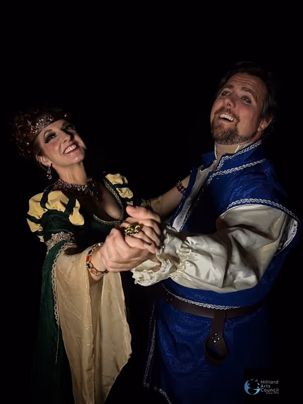 Allyson Jones as Fastrada and Charis Yost as Lewis. 4