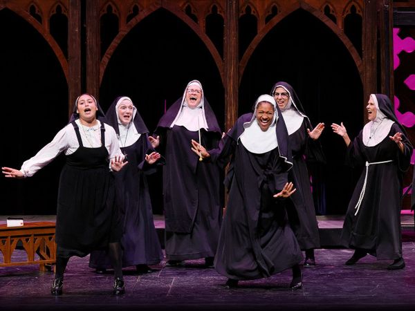 Karriyma Pekary as (Deloris Van Cartier) with Nun Ensemble 6