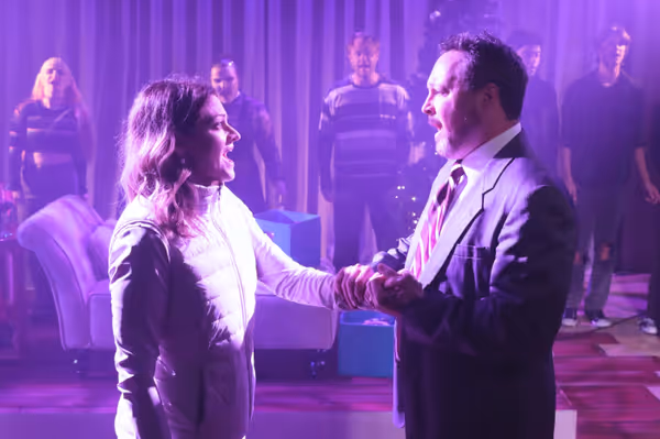 Kylie Young, Jocelyn Brown, Daisy Tye, Eric Dobson, Allen Everman, Ishan Panjabi, and Ryan Smith in    Alanis Morissette's Jagged Little Pill: The Musical    at Chance Theater. Playing July 10 - Augus 3
