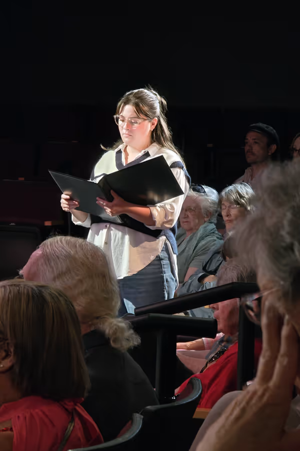 Staged reading for Playwrights' Revolution 2025 at Capital Stage. 5