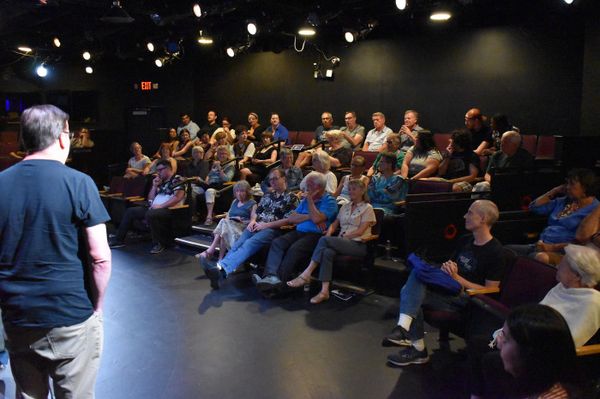 Talk back with audience for Playwrights' Revolution 2025 at Capital Stage. 1