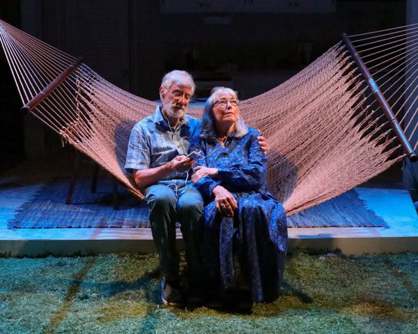 David Garrison and Karen Allen in BTG's production of Lovesong, 2026. Photo by Caelan Carlough. 1