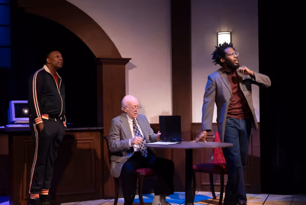 DeVaughn Asante Loman as Kenneth, Byron Glenn Willis as Bert, and Michael Ray Helms as Clay in Primary Trust. Photos by Klose2u Photography LLC 2