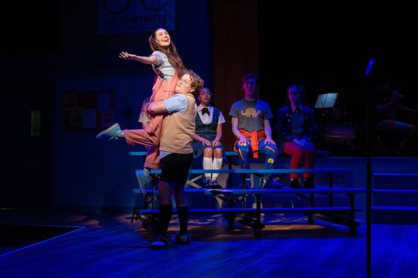 Mariangeli Collado as Olive and Charlie Turner as Barfee in Spelling Bee. Photos by Klose2u Photography L.L.C. 3