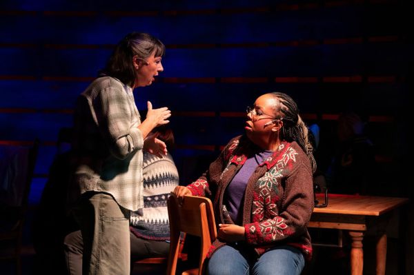 Janine Chesak-Black as Beulah and Melrose Johnson as Hannah in Come From Away (2025). Photos by Klose2u Photography L.L.C. 4