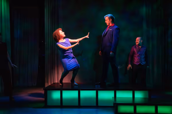 "Waiting Around for the Girls Upstairs" from Follies performed by Ciarra Stroud and Jeremy Koch. Photo by Klose2u Photography L.L.C. 5