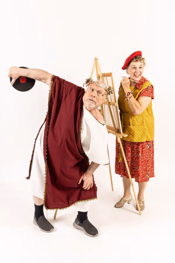 Pictured left to right: Danny Bruno and Marilyn Stacey in the comedy You Can’t Take It With You, playing at Lakewood Theatre Company September 11 - October 18, 2026. Photo by David Kinder. 2