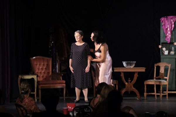 Aarin Wilson as Sally Bowles and Linda Benning as Fräulein Schneider. Photos by Ken Jacques. 15