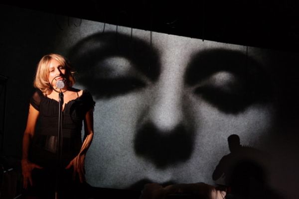 Jodie Markell in Leni's Last Lament. Photo by Francis Krow. 13