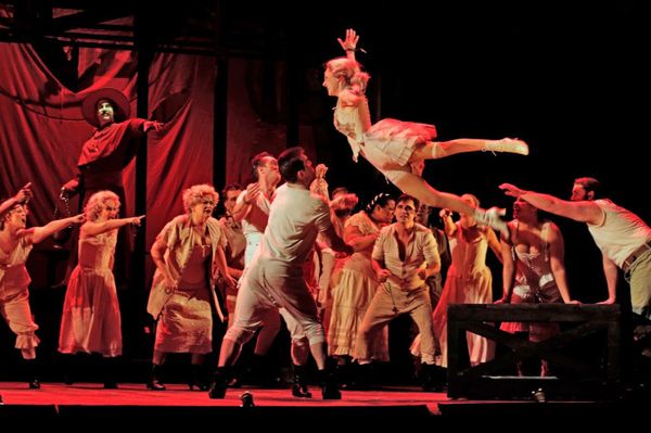 A scene from LA Opera's 2018 production of Candide.    (Photo: Ken Howard) 1