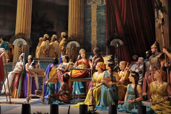 A scene from LA Opera's 2017 production of Nabucco. (Photo: Ken Howard) 2