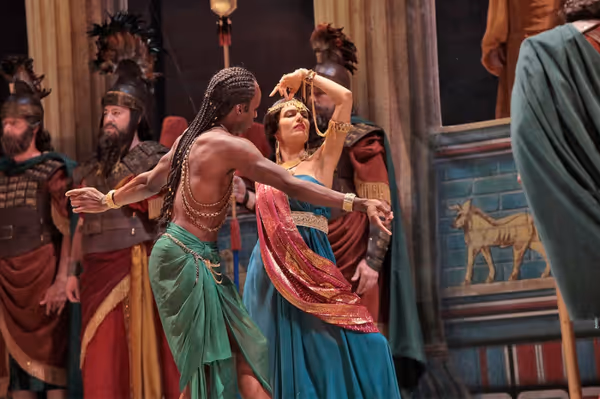 A scene from LA Opera's 2017 production of Nabucco. (Photo: Ken Howard) 3