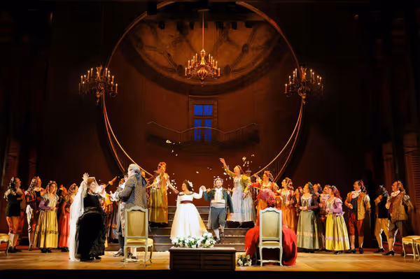 A scene from LA Opera's 2023 production of The Marriage of Figaro.  (Photo: Cory Weaver) 2
