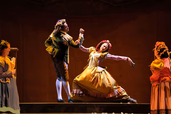 A scene from LA Opera's 2023 production of The Marriage of Figaro.  (Photo: Cory Weaver) 4