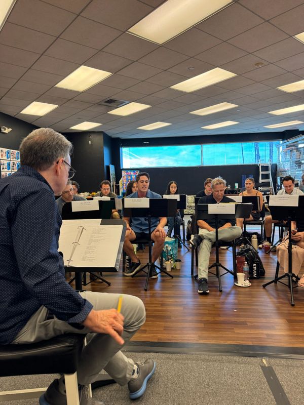 First week of rehearsals for "Catch Me If You Can" at The Colony Theatre 3