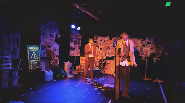 A moment from the Live! From The Warehouse 6