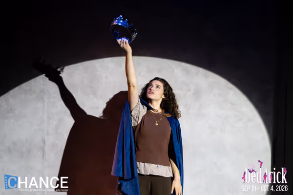 Sophia Blake in “The Bed Trick” at Chance Theater. Playing September 11 - October 4, 2026 at the Bette Aitken theater arts Center on the Cripe Stage. Photos by Eric Keitel Photography. 9