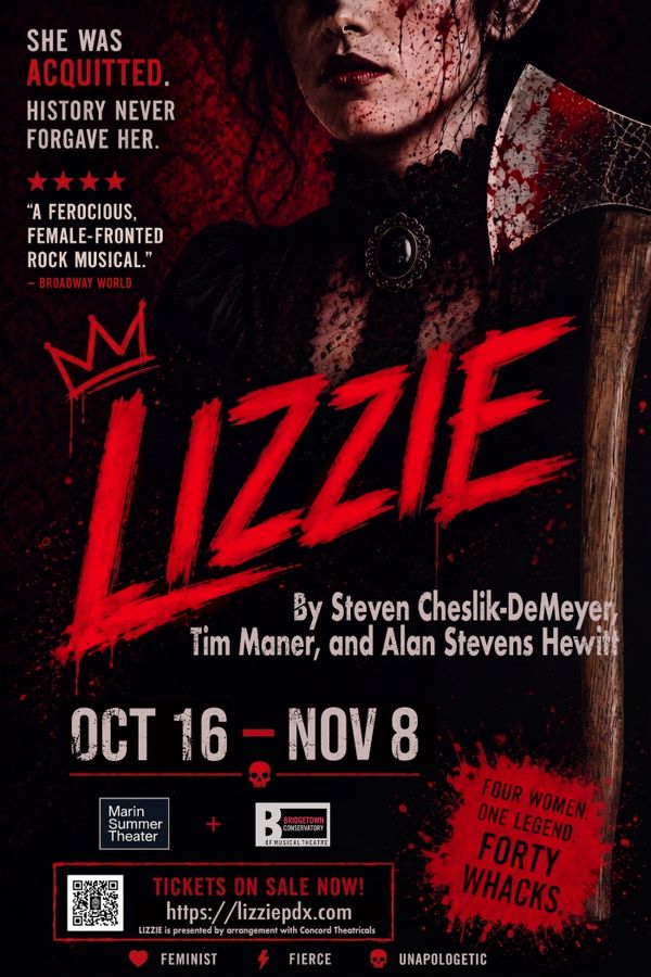 LIZZIE at BMCT in Portland.  October 16 to November 8 1