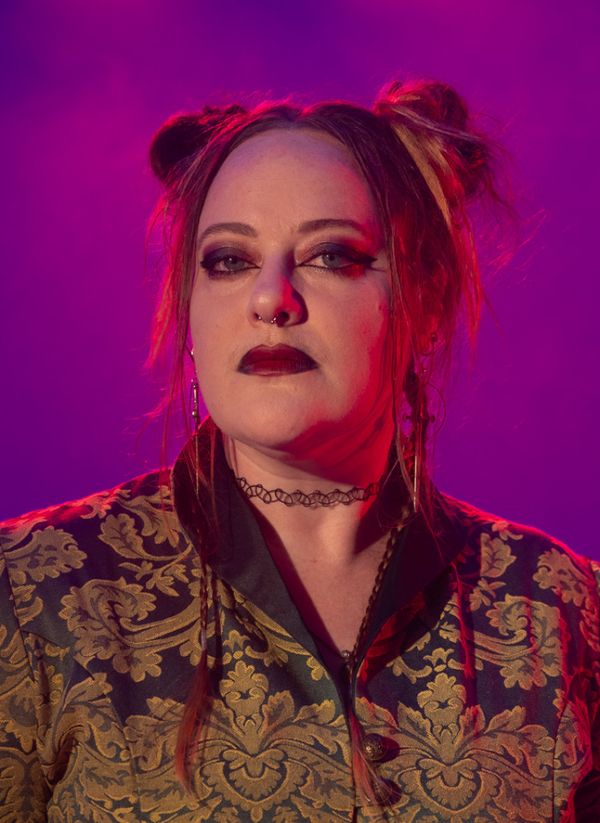 Jessica Tidd as Emma Borden in the musical LIZZIE, running Oct 16 to Nov 8 at Bridgetown Conservatory of Musical Theatre. 4