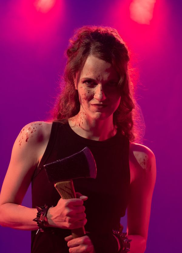 Voni Kengla as Lizzie Borden in the musical LIZZIE, running Oct 16 to Nov 8 at Bridgetown Conservatory of Musical Theatre. 10