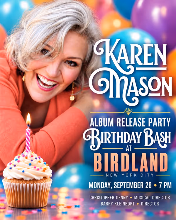COME CELEBRATE WITH KAREN MASON!! Tickets going fast! 1