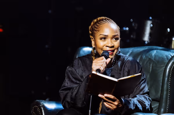 Photo by Marie-Andrée Lemire | Photo of Divine Brown in The Secret Chord | Segal Centre, Dec 8, 2024 - Jan 12, 2025 | Sylvan Adams Theatre 1