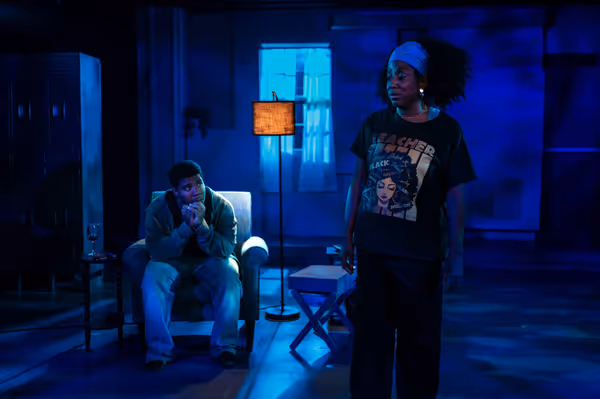 Photo by Kyle Watkins Photography 
Doreen Oliver as Nya, Ja'Quan Spann as Omari 2
