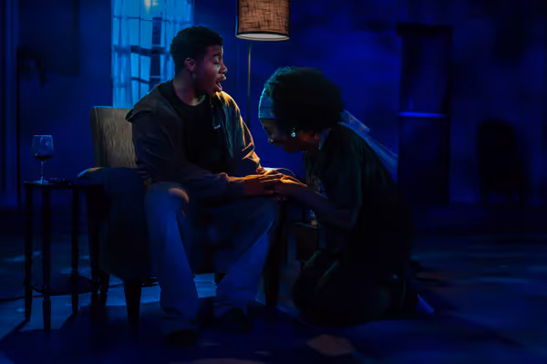 Photo by Kyle Watkins Photography 
Doreen Oliver as Nya, Ja'Quan Spann as Omari 4