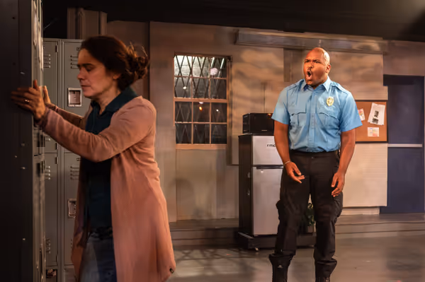 Photo by Kyle Watkins Photography 
Doreen Oliver as Nya, Jamal Guye as Dun. 5