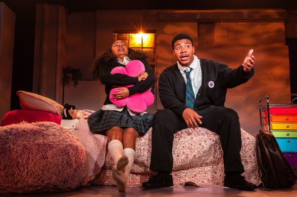 Photo by Kyle Watkins Photography 
Ja'Quan Spann as Omari, Keivana Wallace as Jasmine 6