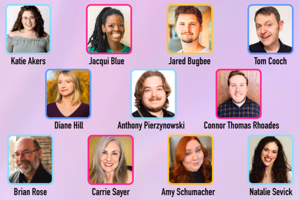 Cast and directors of What Could Possibly Go Wrong? at Theatre NOVA, Nov 6-15 1