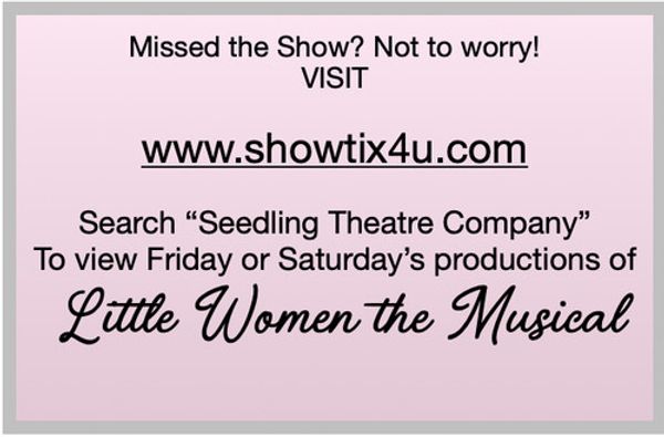 Production stills from Little Women the Musical. Photo credit: MegRuth Photography 2