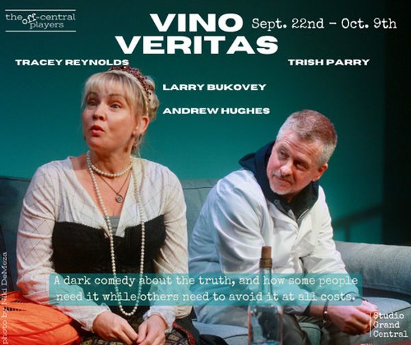  Tracey Reynolds as Claire and Larry Bukovey as Ridley in Vino Veritas: An explosive cocktail of spirits mixed with honesty leads to wild accusations, poignant confessions, and rips the honey-coated lid off Winnie the Pooh.   4
