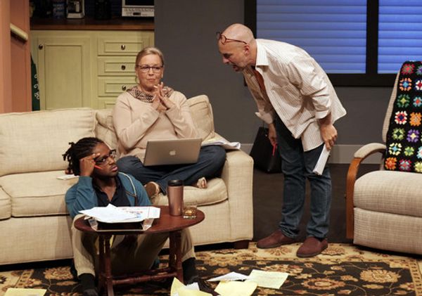 The cast of THE LIFESPAN OF A FACT. 1