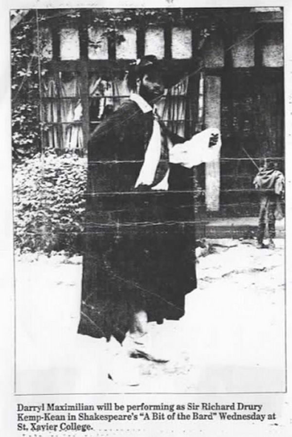 Introducing A Dickens Of A Tale!: Darryl Maximilian Robinson as The Chairman Mr. William Cartwright ( center ) joined by the Principal Cast Members of the 2018 Saint Sebastian Players of Chicago Revival of Rupert Holmes' 'The Mystery of Edwin Drood'. Photo by Eryn Walanka. 28